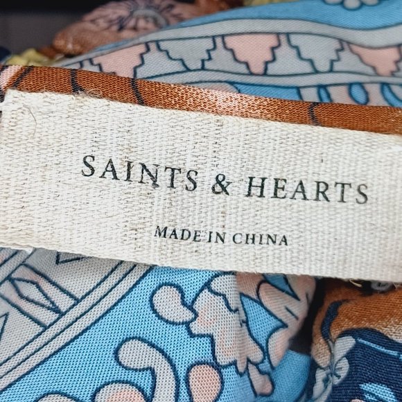 Saints & Hearts Boho Dress Size Small - Picture 5 of 5